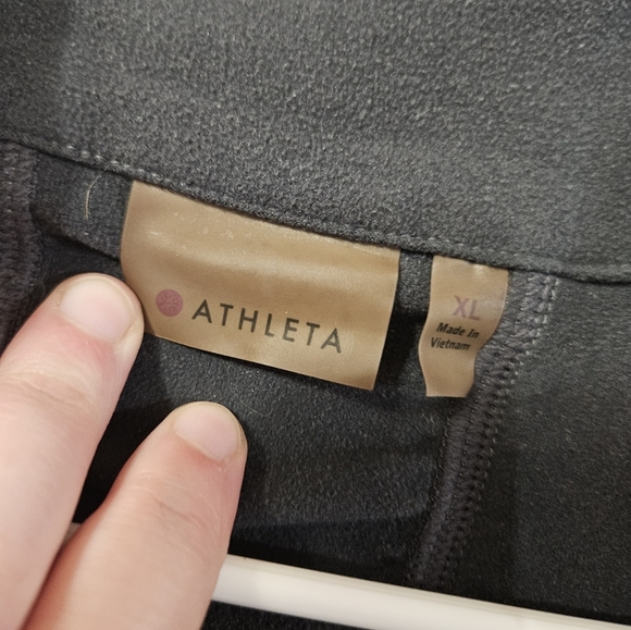 Athleta Quarter Zip Gray Pull Over! - Picture 3 of 7